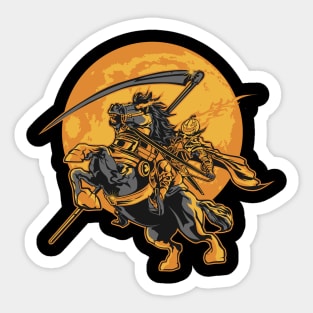 halloween knight illustration Sticker